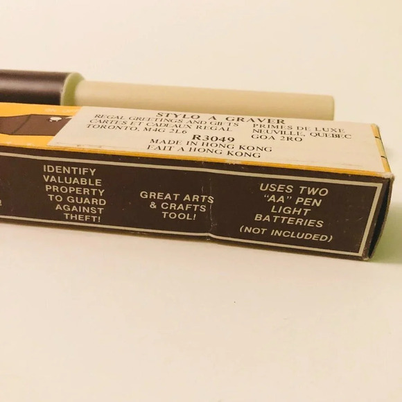 Vintage  Battery Operated Engraver Hong Kong - Picture 13 of 16